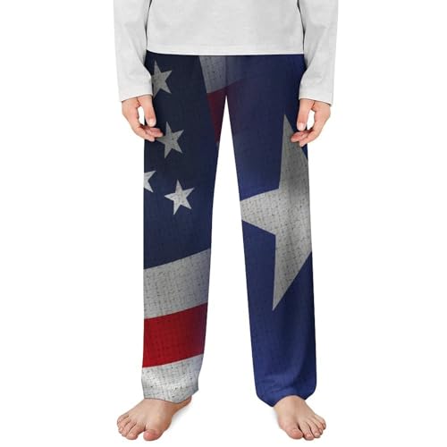 Usa And Puerto Rico FlagsChildren's Casual Pajamas110CM