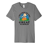 Peanuts - Halloween - I Believe In The Great Pumpkin Premium T-Shirt