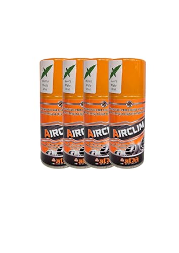 ECOPRODUCT SOLUCION, S.L Air Clim - Higienizante/Desinfectante para el Interior del Coche. Tratamiento eliminador de olores de Descarga única. Aroma Menta (4)