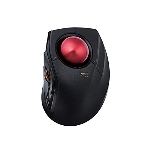 Amazon.co.jp: エレコム トラックボールマウス/人差指/8ボタン/有線