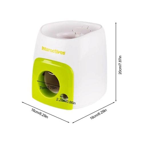 Cawevon Automatic Interactive Tennis Machine Dog Feeder Ball Launcher Dog Toy Ball Thrower Enrichment Toys for Dogs. Interactive Puppy for Small and Medium Size Dogs, 3 Balls Included (2 inch) - Thumbnail 5