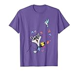 Disney Pocahontas Meeko Flit Colorful Leafs Fall Camiseta