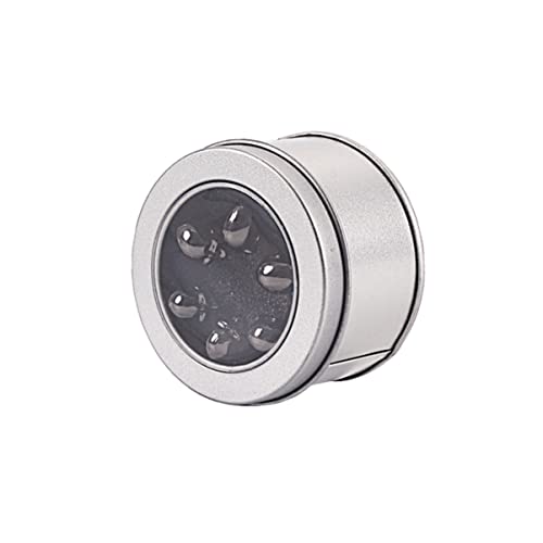 Yardwe Skull Guitar End Pins Zinc Alloy Skull Bridge Pins Set for Acoustic Guitar Mandolin Pack of 6