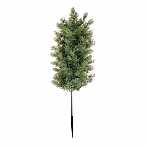 2.2ft Artificial Cedar Topiary Trees Artificial Outdoor UV Resistant Potted - image 3