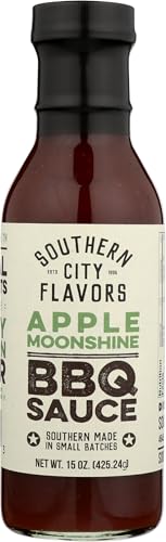 Southern City Flavors, Grillng Sauce Apple Moonshine, 15 Ounce
