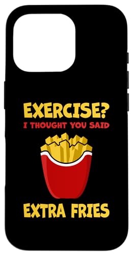 �G�N�T�T�C�Y ? I Thought You Said Extra Fries �t�@�[�X�g�t�[�h���D�� �X�}�z�P�[�X iPhone 16 Pro �p