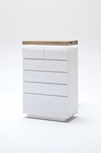 Preisvergleich Produktbild Kommode Romina Kommoden Matt Weiß