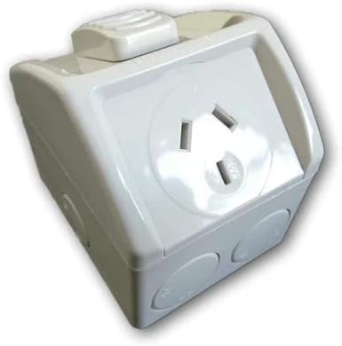 10A AMP Weatherproof IP53 Waterproof Clear Lid Power Point Socket Outlet DGPO - Foto 10