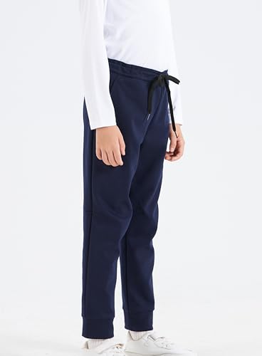 DANI CHINS Boys' Casual Sweatpants Pull On Drawstring Jogger Pants with Pockets4