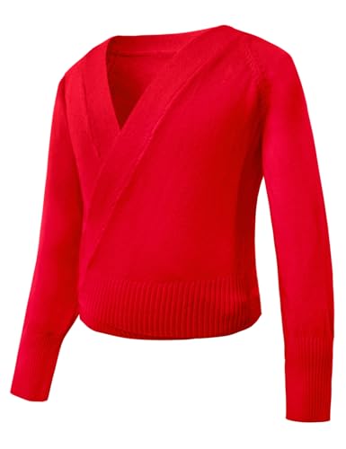 Phoeswan Kids Girl's Ballet Sweater Cardigan Ballet Warm Up Active Sweaters for Leotards4