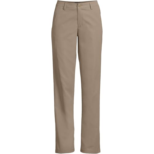 Lands' End Women's Active Performance Chino Pants 6 Khaki3