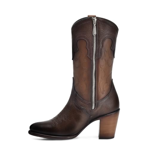 Cuadra Women's Bootie in Genuine Leather Brown 4V00RS4