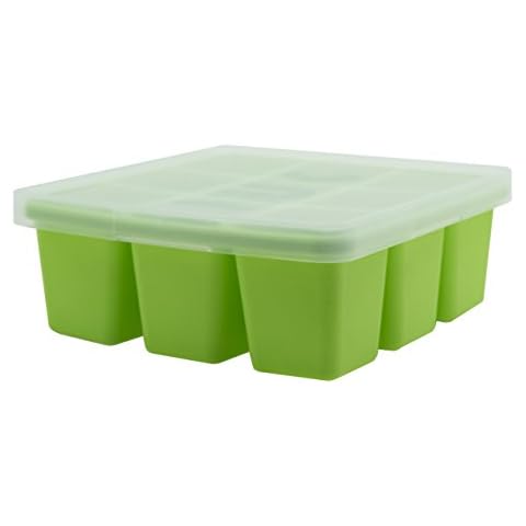NUK Food Cube Tray with Lid for Freezing Baby Food | 6 Months+ | Dishwasher Safe | BPA Free(Pack of 1) Cover