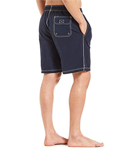 Roundtree & Yorke Men's Big & Tall Quick Dry Swim Trunks with Mesh Lining4