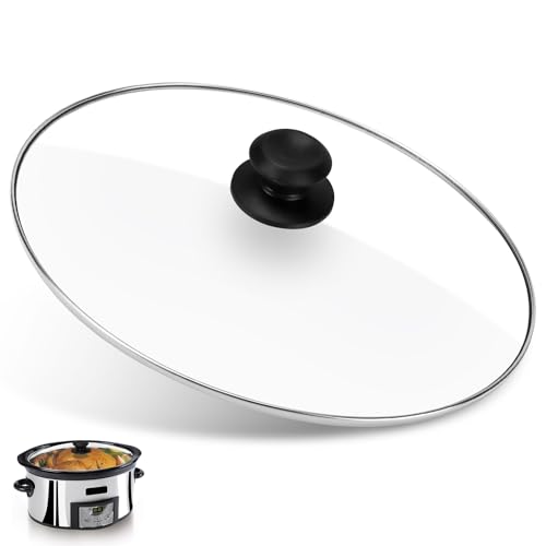 Oval 8 Quart Slow Cooker Glass Lid Replacement