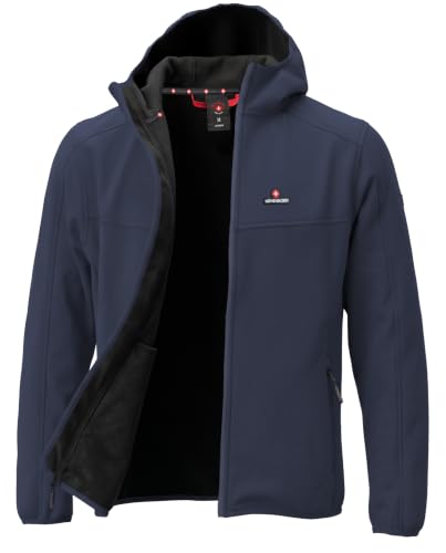 Höhenhorn Alpberg Herren leichte Softshell Jacke Outdoor Navy Gr. XL