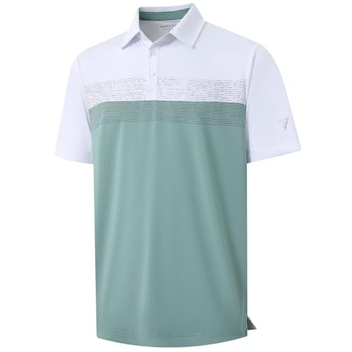 M MAELREG Chest Print Golf Polo