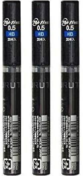 uni Kuru Toga High Quality Pencil Lead - 0.5mm - Hb,20 Leads X 2-pack