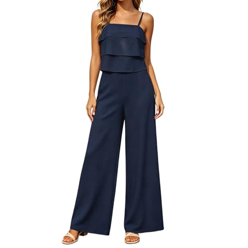 Combinaison d'été femme : ensemble deux pièces débardeur et pantalon large