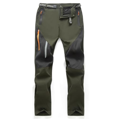 Mens Tactical Pants Stretch - Cargo Pant for Men Hiking Gear Waterproof Lightwieght Quick Dry Workwear Outdoor 4 Pockets