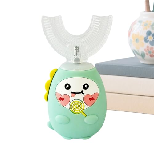 Fenayuu Cepillo De Dientes Eléctrico En Forma De U Para Niños - Cepillo Eléctrico 3 Modos Completa con Temporizador,Limpiador Recargable y Potente - Para Uso Diario Nocturno Viajes