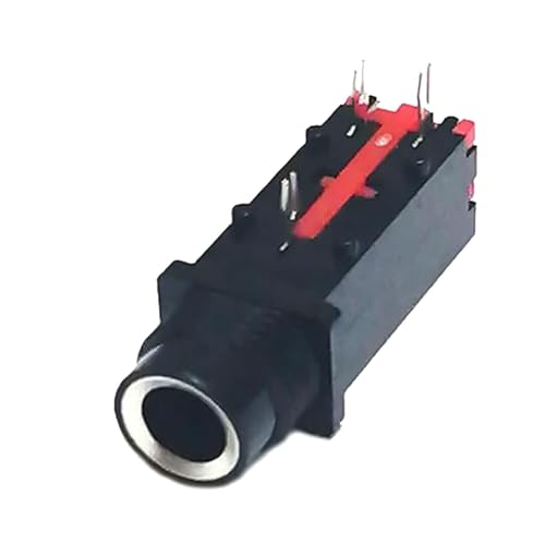 Conector Jack Mono 6.35mm Femenino PCB 15 piezas miniatura 4