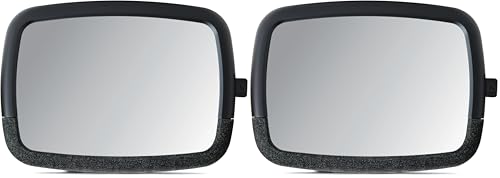 Image of Munchkin Baby Car Mirror, Rear Facing Car Seats | Pivot 360 | Adjustable | Black | 2 Pack