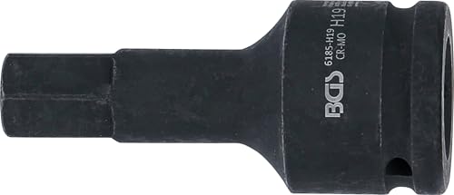 Miniatura 2 de Bgs 6185-H19 Punta De Vaso De Impacto Longitud 100 Mm Entrada 20 Mm 3 4 Hexágono Interior 19 Mm