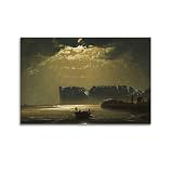 Peder Balke Poster auf Leinwand, Motiv: Nordkap von 
