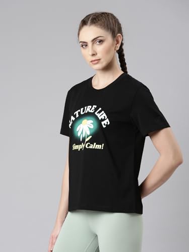 Image of XTEP Women Symbiosis with Nature Lifestyle Causal T-Shirt