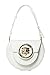 Just Cavalli Bolsos Mujer Blanco Bolso circular de hombro con parche logo Imagen de Just Cavalli Bolsos Mujer Blanco Bolso circular de hombro con parche logo