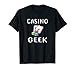 Casino Geek T-shirt Divertente Casino Gambler Gioco d'azzardo Maglietta