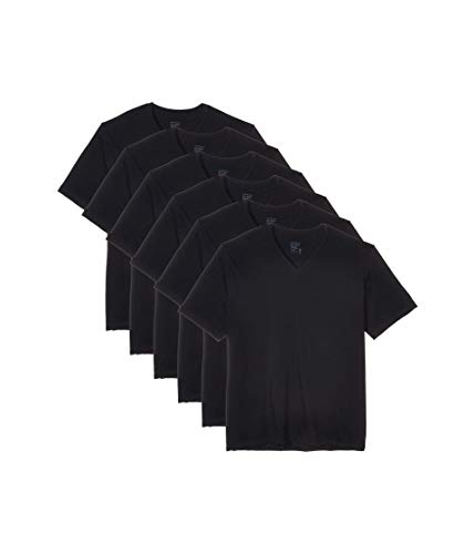Jockey V-Neck T-Shirt 6-Pack Black SM