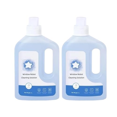 ���\��Winbot���\�����[�V�����A�݊����̂���For ECOVACS WINBOT W 1 PRO/W 2 OMNI/W 2 PRO/W 2 PRO OMNI/WINBOT MINI HA 11�A�K���X���ܕ��i(2 bottle)