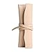 ZIPD Federmäppchen Leder Leder Bleistiftbeutel Fall rollstift Tasche Lagerhalter Organizer Wrap für Schulbüroarbeit für Geschäft, Büro, Schule (Farbe : Beige, Size : 18.7x6.3x2cm)