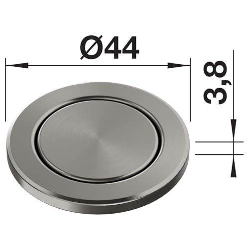 BLANCO PushControl III commande vidage évier platine évite de plonger les mains dans l'eau