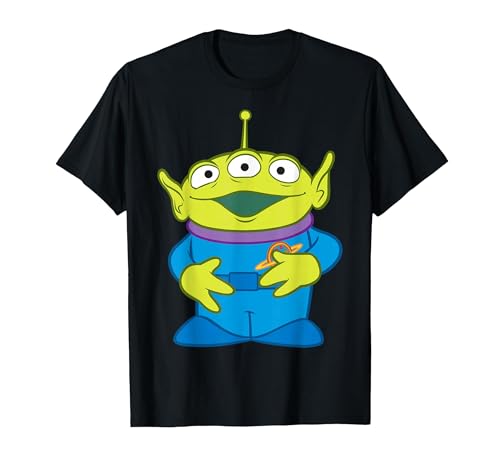 Disney Pixar Toy Story Aliens Pocket Logo T-Shirt, Men, Black, X-Large