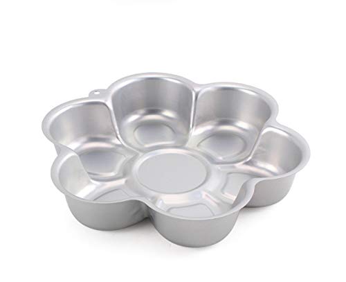 Image of Ulalaza Aluminum Cake Mold 3D Flower Shape Baking Pan DIY Birthday Cake Mould Kitchen Supplies