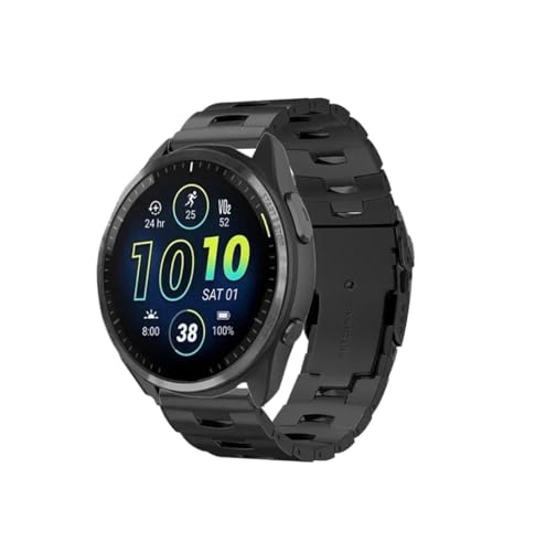 22mm`^^XgbvAɓKGarmin Forerunner 965/955/255/265/745/Venu 3/2/Vivoactive 4ɓK(Black,For Garmin Forerunner 965)