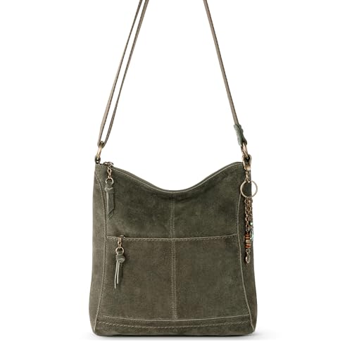 Image of The Sak Lucia Leather Crossbody Purse - Premium Leather Women's Handbag for Everyday & Travel - Cross Body Bag With Zipper