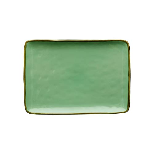 Nador Concerto (Tiffany Green) Verde Acqua Rectangular Tray Ø 27 cm W 19 cm, Nylon/A