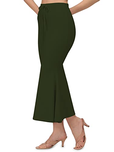 Image of Mehrang Stretchable Saree Shapewear Petticoat for Women, Cotton Blended,Petticoat,Skirts for Women,Shape Wear Dress for Saree