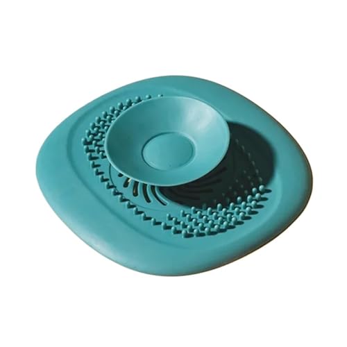 1 unidad de filtro antiobstrucción de silicona para desagüe de baño, ducha, fregadero y cocina (verde) miniatura 1