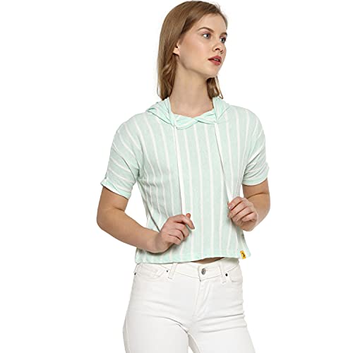 Image of Campus Sutra Women's Cotton Regular Fit Tops
