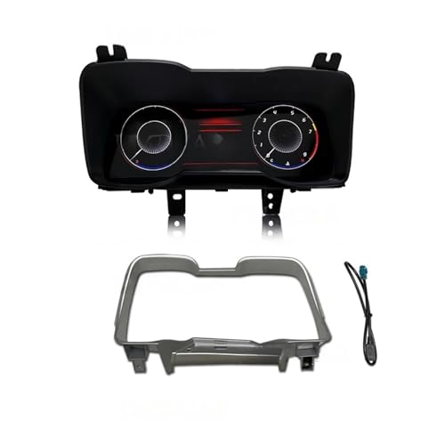 12.3インチスクリーンコックピットLCD計器パネルスピードメーターディスプレイ、シボレーカマロ2011-2015車デジタルダッシュボードクラスターに対応(Silver white Frame)