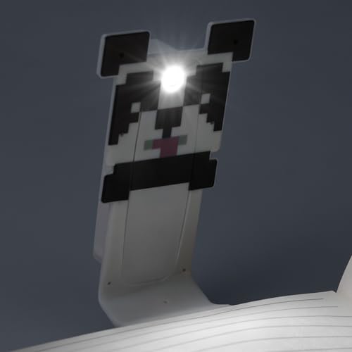 Paladone Minecraft Panda Clip-On LED Reading Light & Bookmark, Officially Licensed Gifts for Gamers, Book Accessories for Pop Culture Fans, Kids, Teens, Adults, Battery Powered Mini Lamp - Thumbnail 5