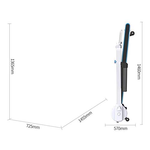 Image of Folding Treadmill Electric Motorized Power Walking Jogging Running Exercise Fitness Machine Trainer Equipment for Home Gym Office Space Saver Easy Assembly