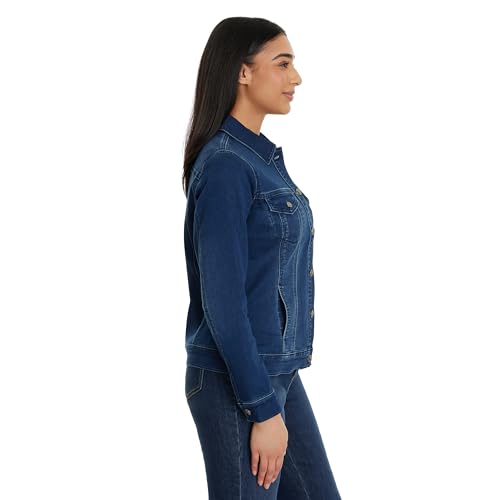 Gloria Vanderbilt Womens Amanda Knit Denim Jacket Standard2