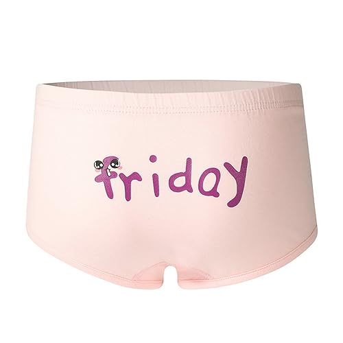 SywzX&xfybz Toddler Girl Underwear Kids Panties Little Baby Briefs Days of The Week Underpants Size 2-5 Years4
