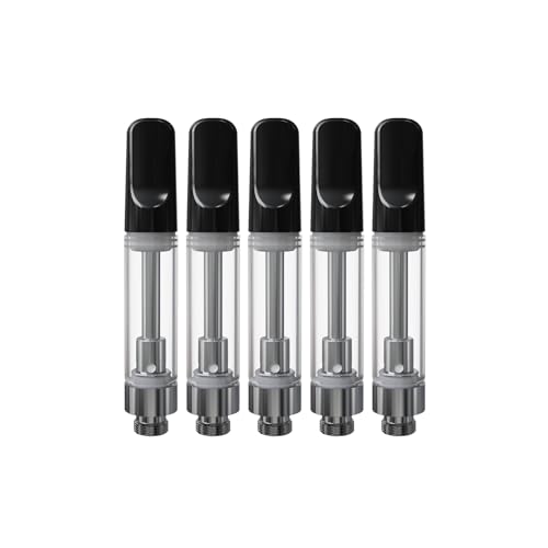 CannBro Cartuchos CBD, 0.5ml-5 paquetes, Hilo 510, Acero Inoxidable de Grado Alimenticio 304,...